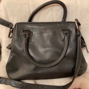 Dark Grey Matt & Nat Purse